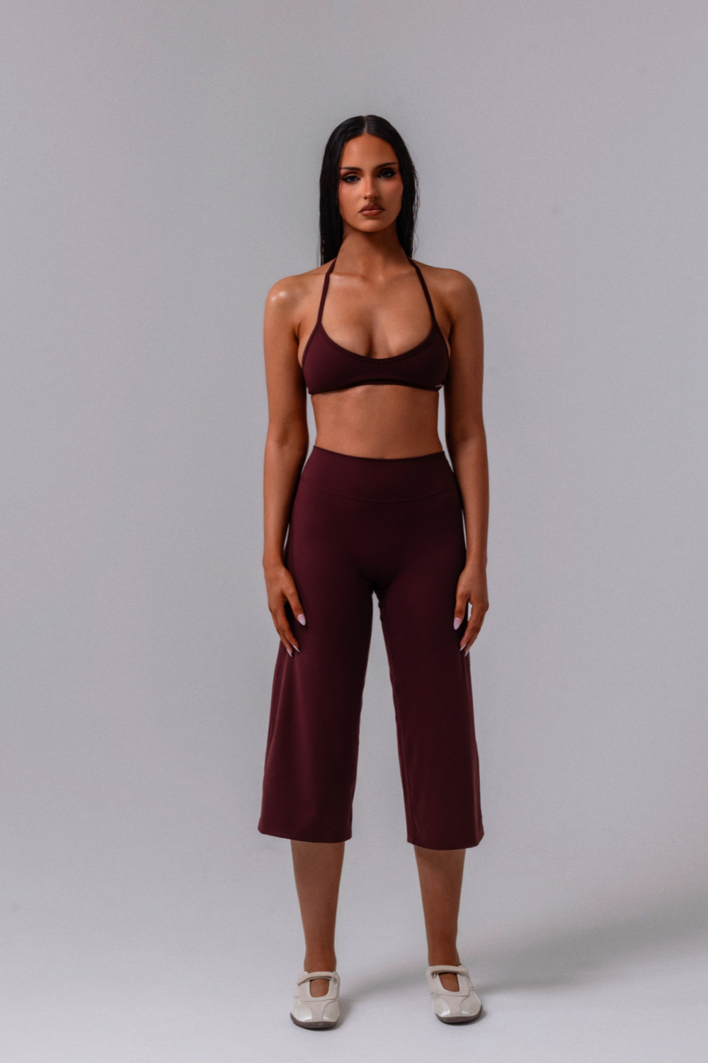 Daily Basis Micro Crop - Plum