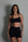 Play Girl Halter Crop - Black