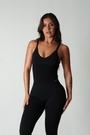 TRUE SHAPE OPEN BACK CAMI - BLACK