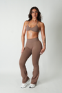 True Shape Flare Leggings - Mocha