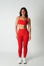 SHAPE EDIT CONTOUR LEGGINGS - BRIGHT RED