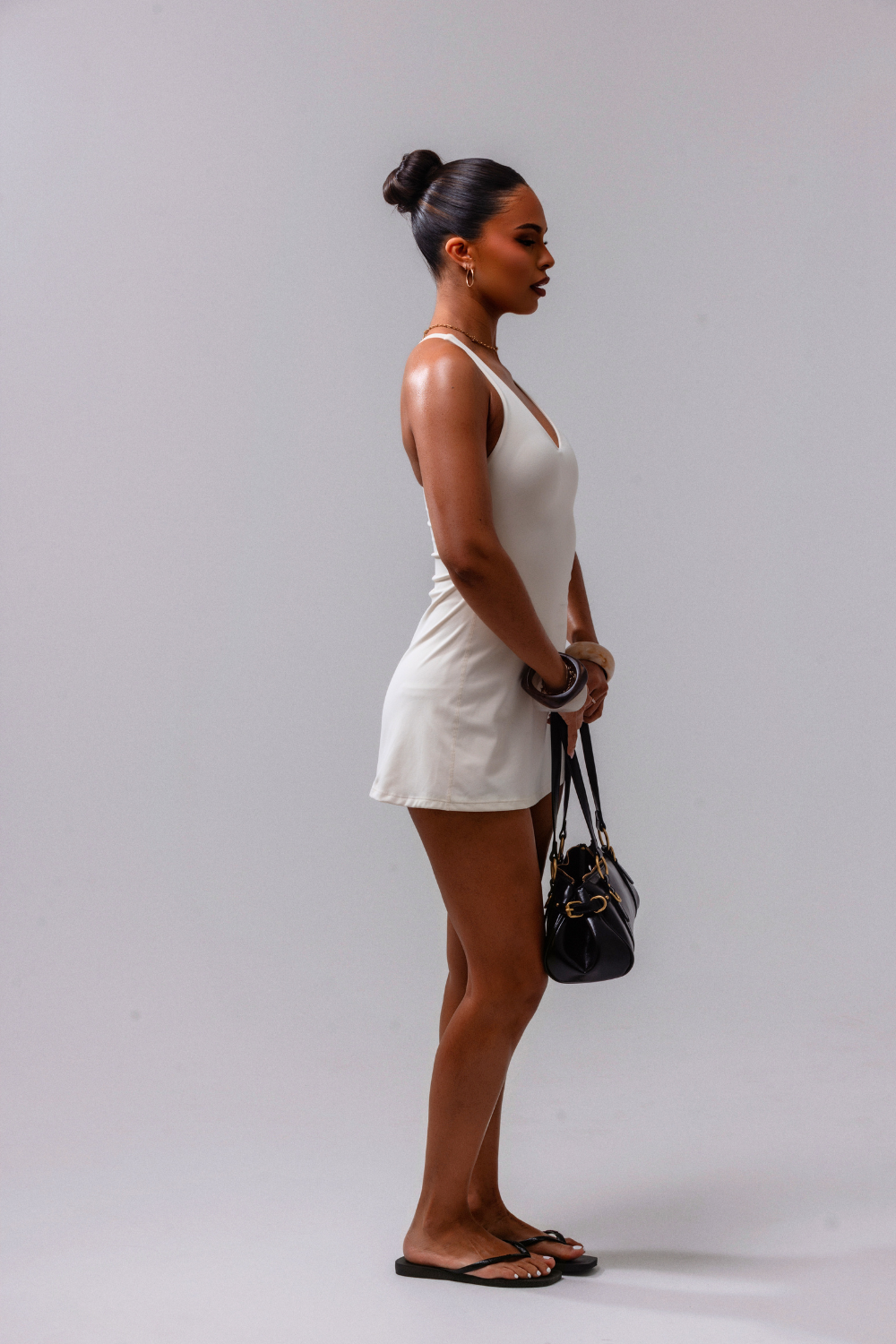Daily Basis Micro Body Dress - Crema