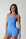 True Shape Basic Halter Tank - Bright Blue