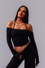 Daily Basis Layering Top - Black