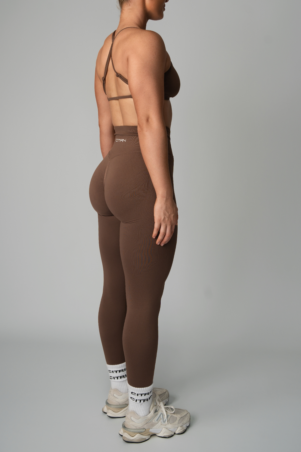 CURVE CONTOUR Vol.3 LEGGINGS - COFFEE BROWN