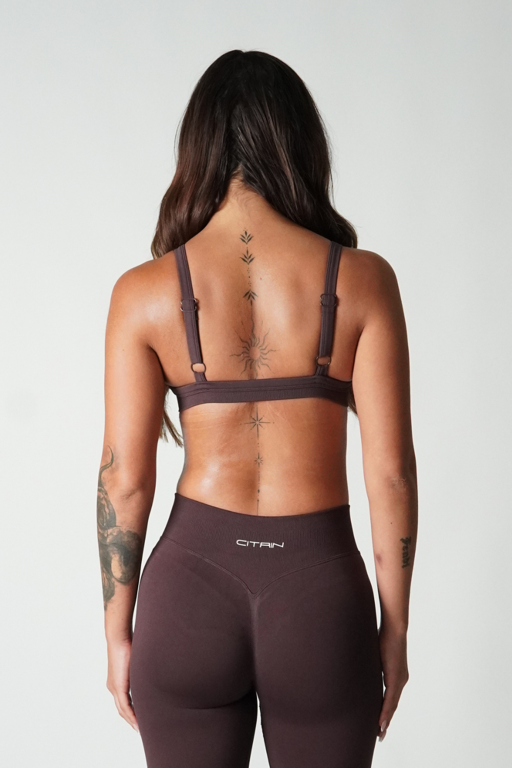 TRUE SHAPE CAMI CROP - DARK BROWN