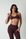 True Shape Minimal Ruched Halter Crop - Mulberry