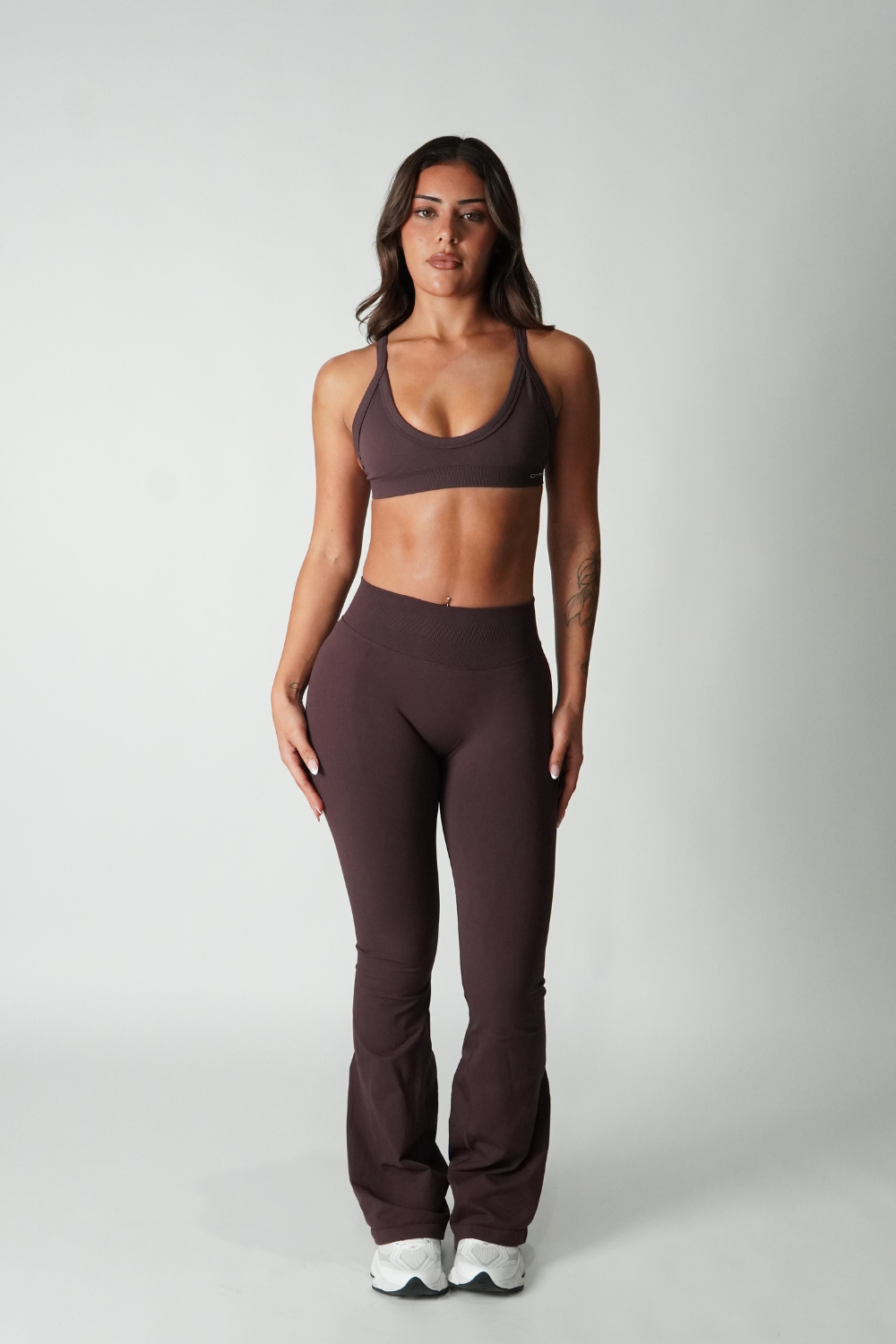 TRUE SHAPE CAMI CROP - DARK BROWN