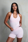 PLAY GIRL HALTER CAMI - SUGAR PINK