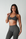 True Shape Minimal Ruched Halter Crop - Dark Grey