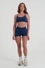 SERENITY SEAMLESS SHORTS - DEEP BLUE