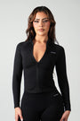 TRUE SHAPE SCULPT JACKET - BLACK