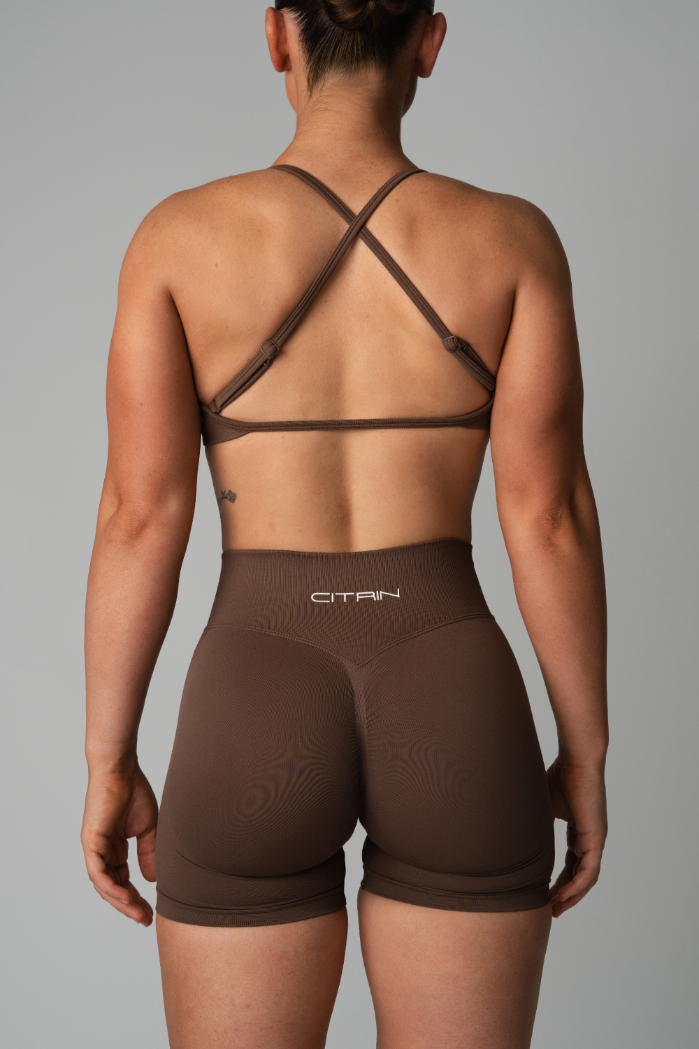 CURVE CONTOUR Vol.3 BIKE SHORT - COFFEE BROWN
