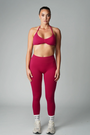 TRUE SHAPE FULL LENGTH LEGGINGS - BERRY